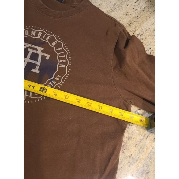 Abercrombie Fitch Men Sz M Muscle Shirt Spell Moose Logo Adirondacks Upstate NY - Picture 3 of 12